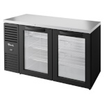 True TBR60-RISZ1-L-B-GG-1 - Back Bar Cooler, two-section, 60